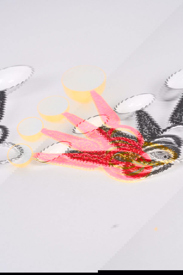 Mishtu - Crimson measuring spoons - Mishtu