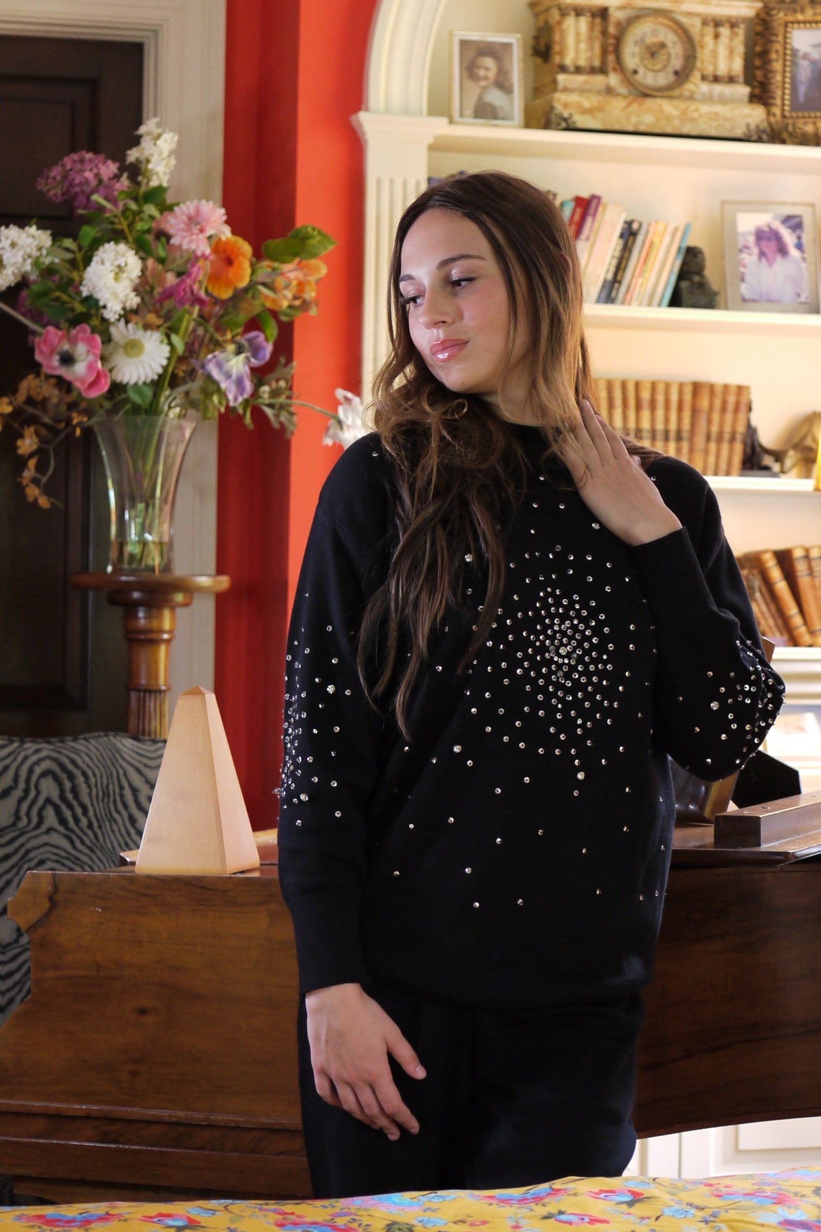 Celestial Noir Lounge Set