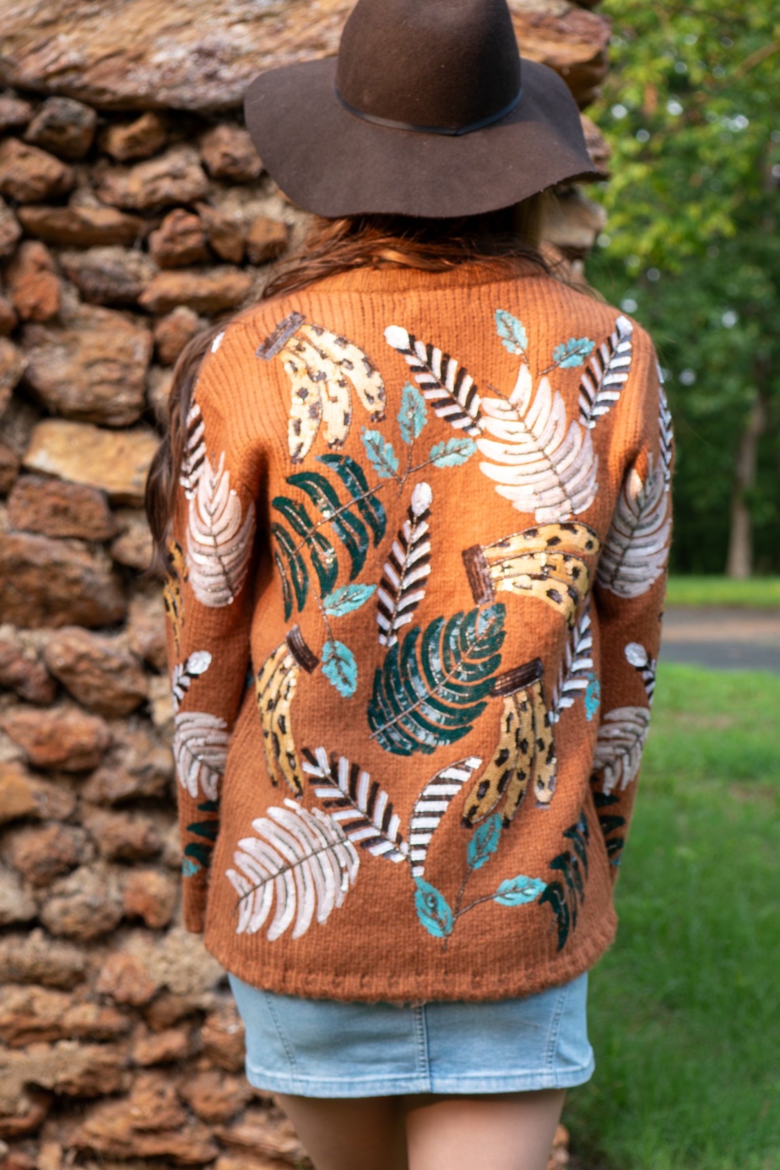 Wild Bloom Knit Sweater