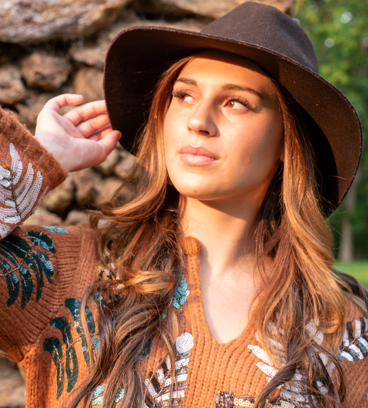 Wild Bloom Knit Pullover