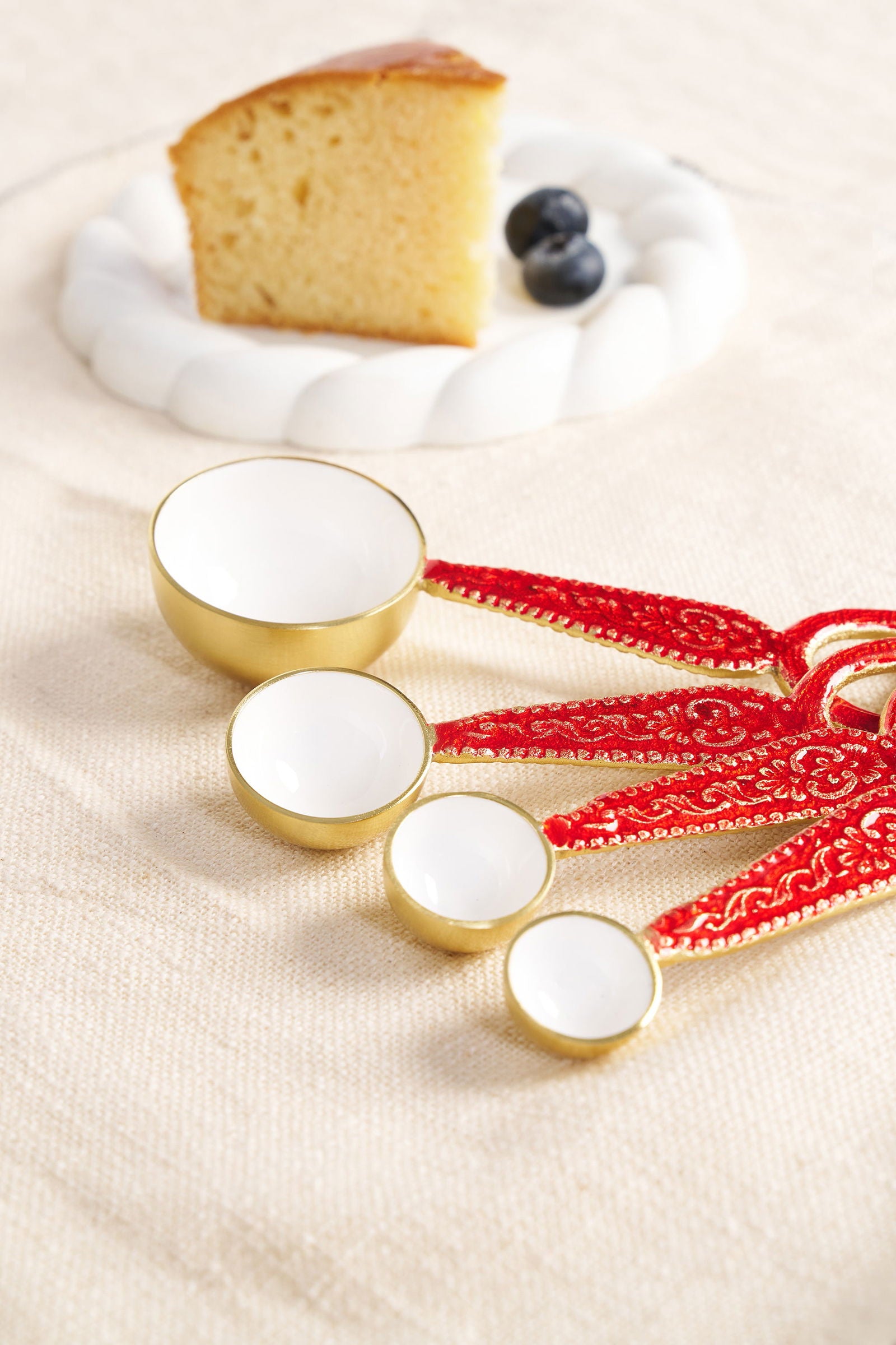 Mishtu - Crimson measuring spoons - Mishtu