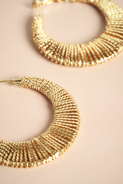 Mishtu - Golden Goddess Earrings - Mishtu