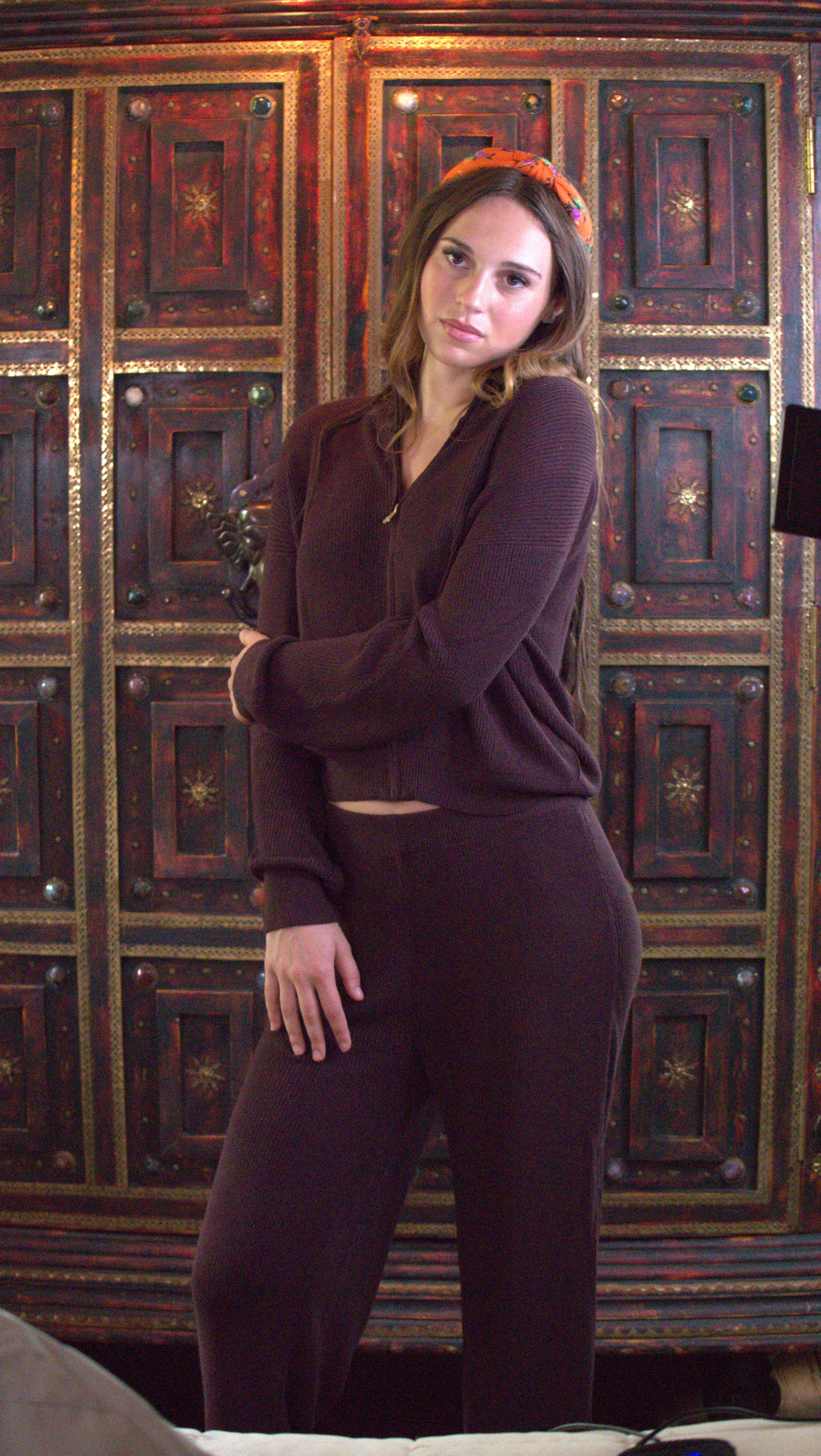 Cocoa Embrace Knit Set