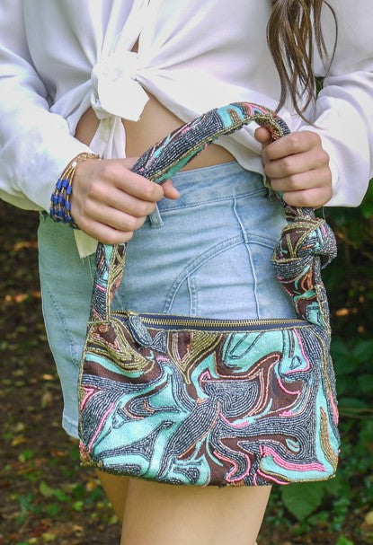 Sarada Bag – Hand-Beaded Shoulder Bag