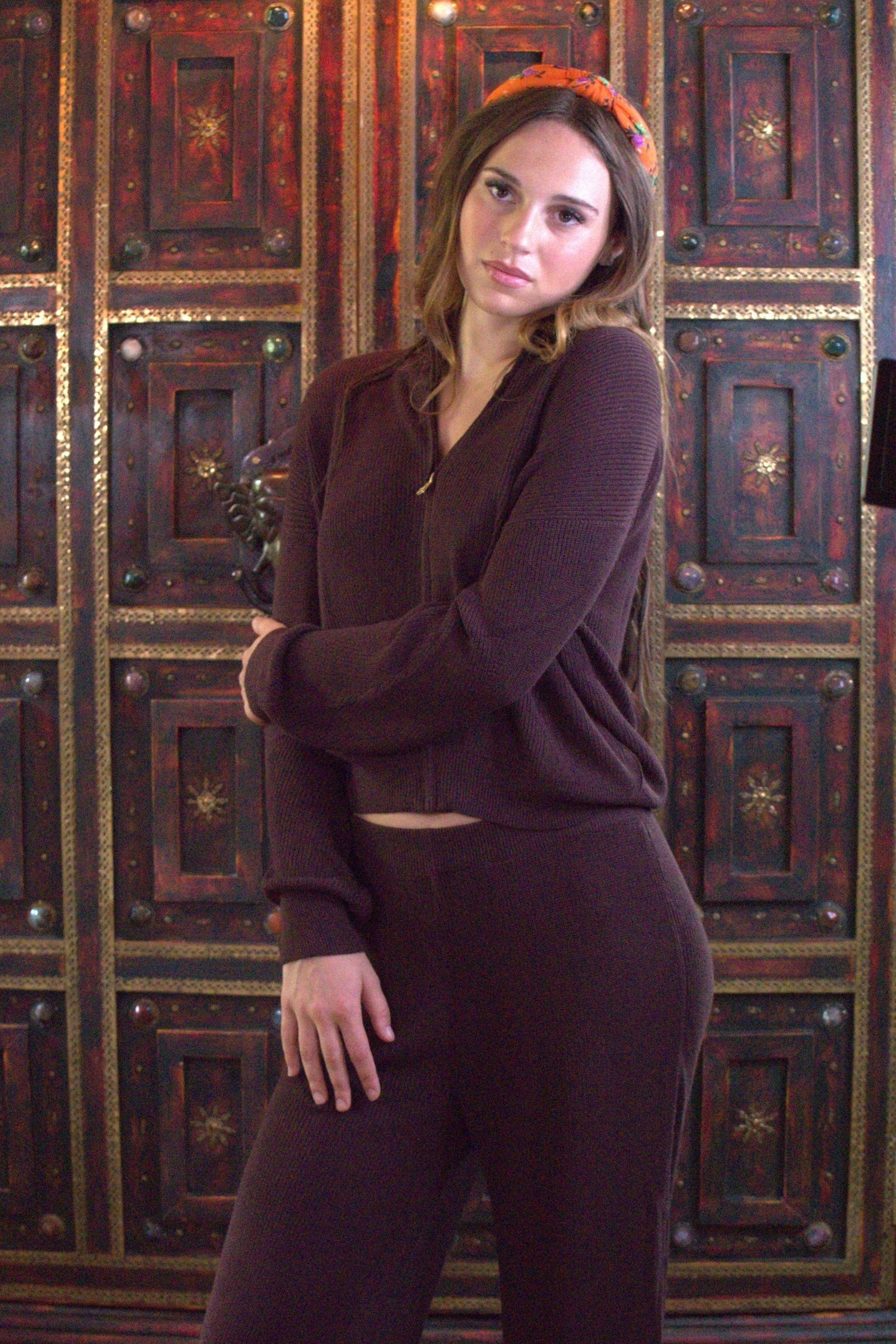 Cocoa Embrace Knit Set